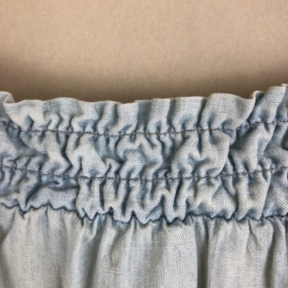 Michael Stars Smocked Off the Shoulder Shift Dress - Picture 7 of 7